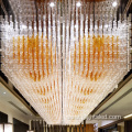 Modern colorful glass Big project chandelier pendant light